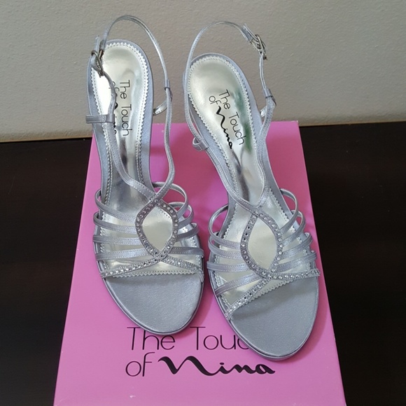 nina silver dress shoes